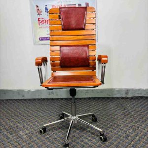 মেহগনি এস.এস চেয়ার - কাঠ কালার