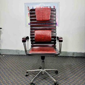 মেহগনি এস.এস চেয়ার - কফি কালার